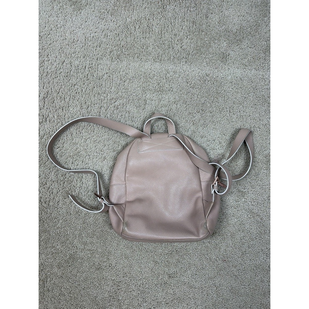 TED BAKER London Mini Backpack Bag Pink Pebble Leather Adjustable‎ - Picture 11 of 16